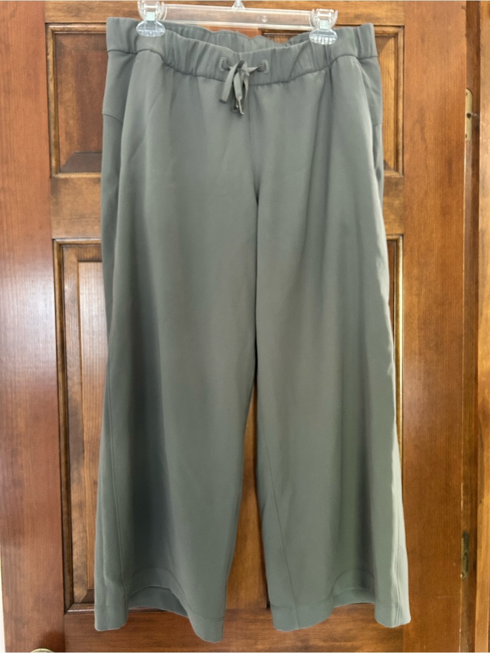 lululemon Olive Green Wide-Leg Joggers